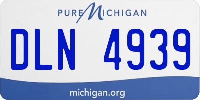 MI license plate DLN4939