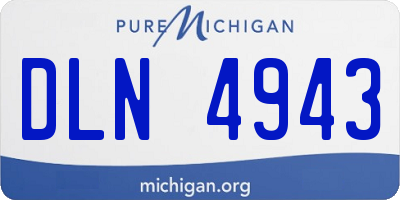 MI license plate DLN4943