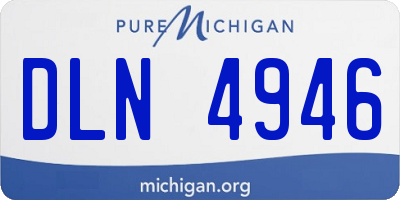 MI license plate DLN4946