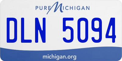 MI license plate DLN5094