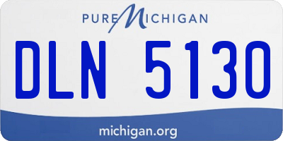 MI license plate DLN5130