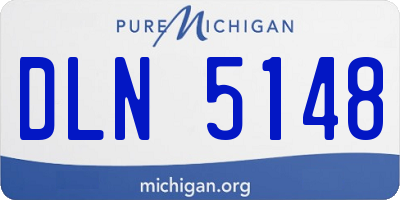 MI license plate DLN5148