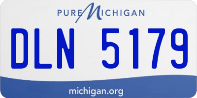 MI license plate DLN5179