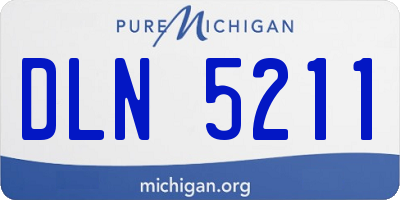 MI license plate DLN5211