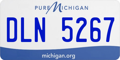 MI license plate DLN5267