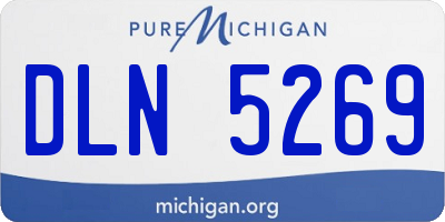 MI license plate DLN5269