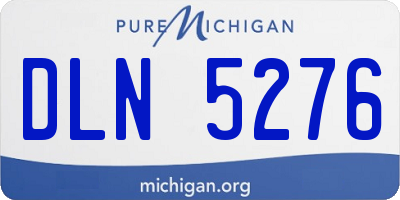 MI license plate DLN5276