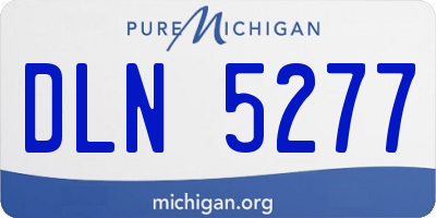 MI license plate DLN5277