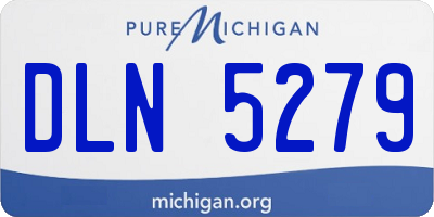 MI license plate DLN5279