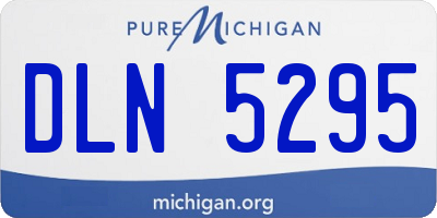 MI license plate DLN5295