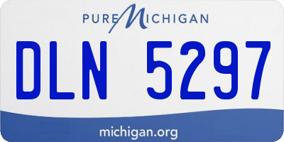 MI license plate DLN5297