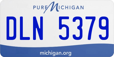 MI license plate DLN5379