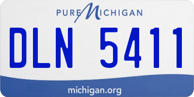 MI license plate DLN5411