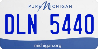 MI license plate DLN5440