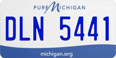 MI license plate DLN5441