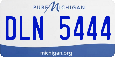 MI license plate DLN5444