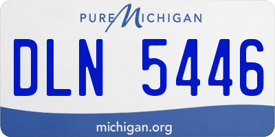 MI license plate DLN5446