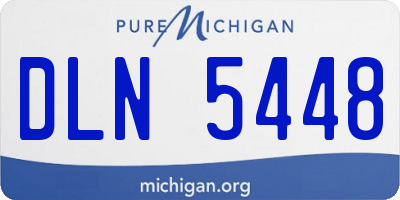 MI license plate DLN5448