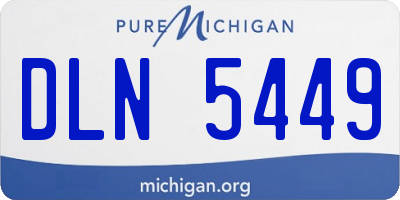 MI license plate DLN5449