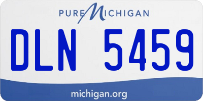 MI license plate DLN5459