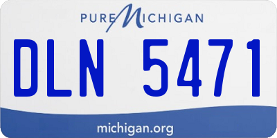 MI license plate DLN5471