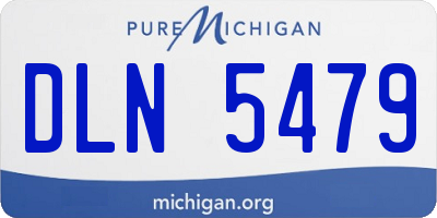 MI license plate DLN5479