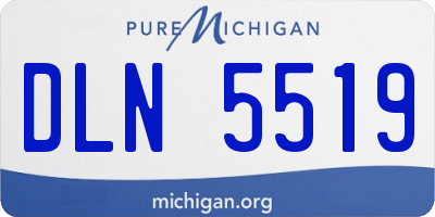 MI license plate DLN5519