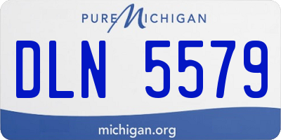 MI license plate DLN5579