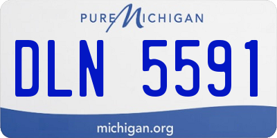 MI license plate DLN5591