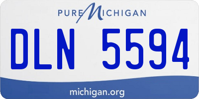 MI license plate DLN5594