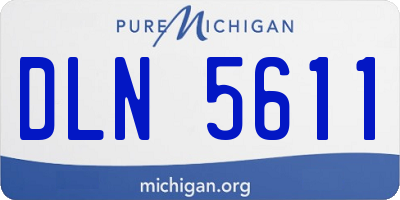 MI license plate DLN5611