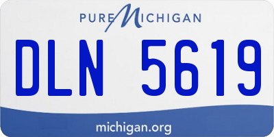 MI license plate DLN5619