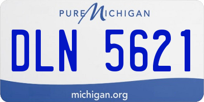 MI license plate DLN5621