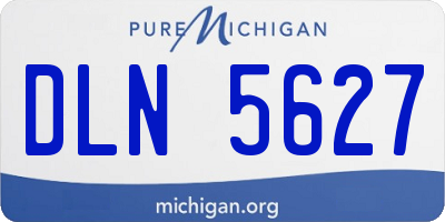 MI license plate DLN5627