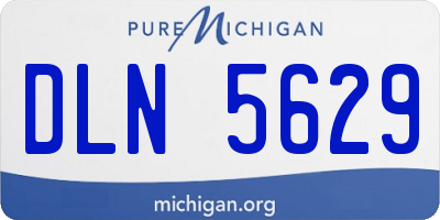 MI license plate DLN5629