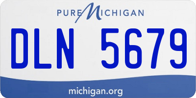 MI license plate DLN5679