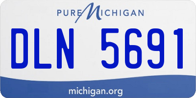 MI license plate DLN5691