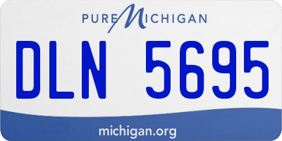 MI license plate DLN5695