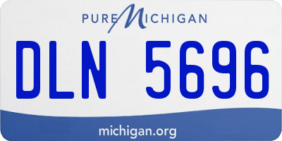 MI license plate DLN5696
