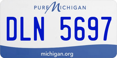 MI license plate DLN5697