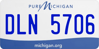 MI license plate DLN5706