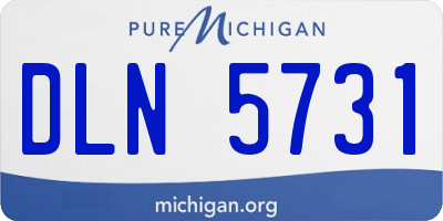 MI license plate DLN5731