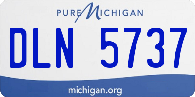 MI license plate DLN5737