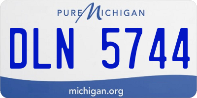 MI license plate DLN5744