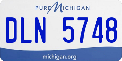 MI license plate DLN5748