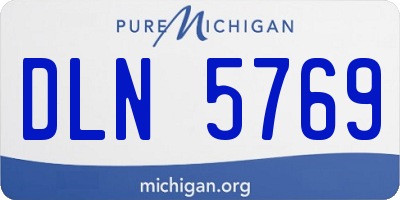 MI license plate DLN5769