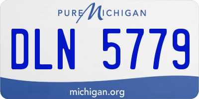 MI license plate DLN5779