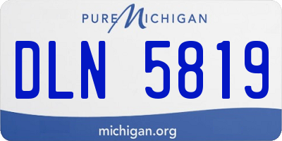 MI license plate DLN5819