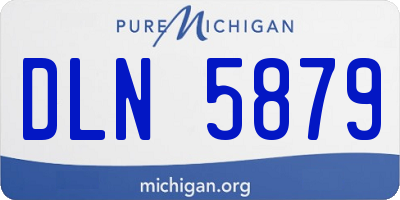 MI license plate DLN5879