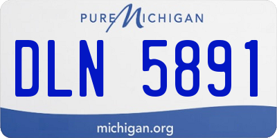 MI license plate DLN5891